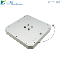 Antenne de lecteur RFID UHF 915 MHz à polarisation circulaire 5DBI, mince, extérieure, étanche, en ABS, protocole ISO 18000-6C, pour l'inventaire