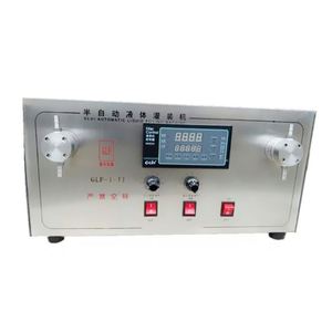 GLF--II <span class=keywords><strong>2</strong></span> cabezas de jugo de fruta de máquina semiautomática de llenado de líquido - Product Image 4