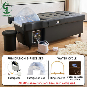 Jincheng Verstellbarer Elektrischer Rückenlehnen-Hebestuhl für Haarwäsche, Fußbad, Thai-Pediküre, <span class=keywords><strong>Massage</strong></span> und Kopf-Spa-Bett - Product Image 4