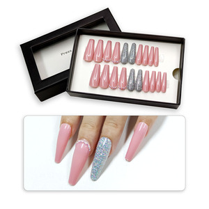 Boîte d'emballage avec fenêtre transparente pour <span class=keywords><strong>ongles</strong></span> pressés, <span class=keywords><strong>ongles</strong></span> pressés <span class=keywords><strong>de</strong></span> luxe - Product Image 6