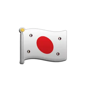 PIN personalizado con forma de bandera, LED intermitente, insignias parpadeantes
