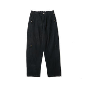 2025 primavera nuovi pantaloni da lavoro Casual da <span class=keywords><strong>uomo</strong></span> alla moda in stile americano a vita media Cargo peso massimo boscaiolo 100% cotone angosciato - Product Image 4