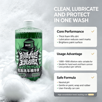 Shampooing auto pH Neutre Formule Liquide Concentrée Dilution 1:500-1:1000 Écologique Parfum Bonbon Nettoyant Anti-Traces