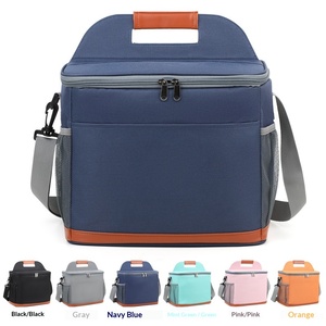 Bolsa de Almuerzo Oxford 600D con Logotipo Personalizado FH, Bolsa Térmica Grande Aislada de 15L, Impermeable, Conserva el Calor y el Frío, para Picnic - Product Image 6