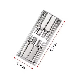 Kit d'outils de réparation de vélo 8 en 1, pour moto, VTT, vélo de route, tournevis, clé hexagonale pliable, clé à rayons, ensemble d'outils pour VTT - Product Image 6