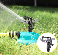 Arroseurs à impact rotatifs en plastique à 360 degrés avec filetage mâle de 1/2 pouce pour l'irrigation agricole