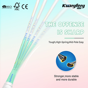 Cạnh Tranh sợi <span class=keywords><strong>carbon</strong></span> cầu lông Vợt cầu lông siêu nhẹ đào tạo PU Grip chuyên nghiệp cầu lông vợt - Product Image 6