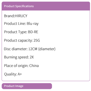 قرص بلو راي فارغ BD-<span class=keywords><strong>RE</strong></span> سعة 25 جيجابايت بسرعة عالية 2X - Product Image 4