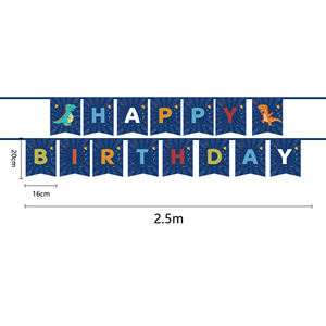 Ensemble de fête d'<span class=keywords><strong>anniversaire</strong></span> sur le thème des dinosaures bricolage dessin animé <span class=keywords><strong>dinosaure</strong></span> Dino bannière assiettes ensembles de <span class=keywords><strong>nappe</strong></span> fournitures de fête d'<span class=keywords><strong>anniversaire</strong></span> pour enfants - Product Image 5