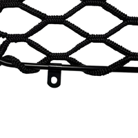 Filet de rangement latéral pour coffre de voiture avec 6 vis, organisateur de cargaison universel en maille élastique pour accessoires intérieurs de voiture, camping-car et fourgonnette