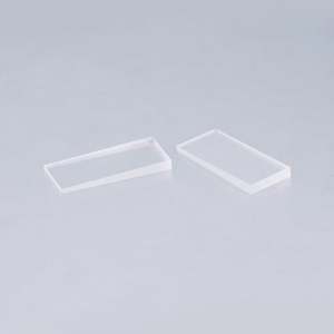 Fenêtres d'angle en fluorure de baryum optique infrarouge BaF2 polies à haute transparence personnalisées pour instrument de précision optique - Product Image 5