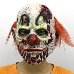 Máscara de Terror de Halloween, Máscaras de Payaso, Cosplay de Fiesta, Cara Sangrienta y Desgarradora, Máscara de Terror, Máscara de Látex - Product Image 6