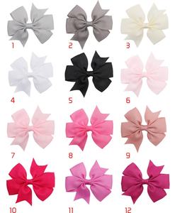 40 Colores, <span class=keywords><strong>3</strong></span> Pulgadas, Cinta de Color Sólido Dulce, Lazo de Cola de Golondrina, Accesorios para el Cabello de Bebés y Niños - Product Image 2