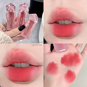 Gege Bear Crème à lèvres veloutée effet mat illuminateur facile à appliquer <span class=keywords><strong>Produit</strong></span> national Rouge à lèvres pour étudiants Maquillage Taille standard - Product Image 2