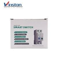 Interruptor de Circuito Inteligente WiFi Winston 63A RCBO 2P con Protección Contra Fugas, Medición de Energía, Protección Contra Sobretensión y Baja Tensión, Tuya CE