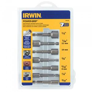 IRWIN - 394100 Jeu d'extracteurs de boulons Power-Grip (7 pièces) -EAN 00024721037633 EXTRACTEURS DE GOUJONS - Product Image 1