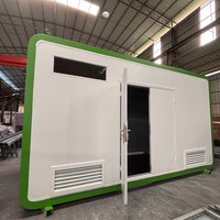 Cabane Apple préfabriquée en structure acier modulaire, maison intelligente préfabriquée pour hôtel de glamping et complexe hôtelier