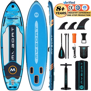 Vente en gros de planche de sup gonflable de grande taille personnalisée planche de surf à paddle gonflable pour jeux d'eau - Product Image 2