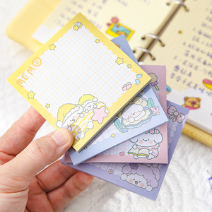 Blocs-notes adhésifs coréens Ins Big Ear Dog, style japonais, esthétiques, pour journalisation - Product Image 3
