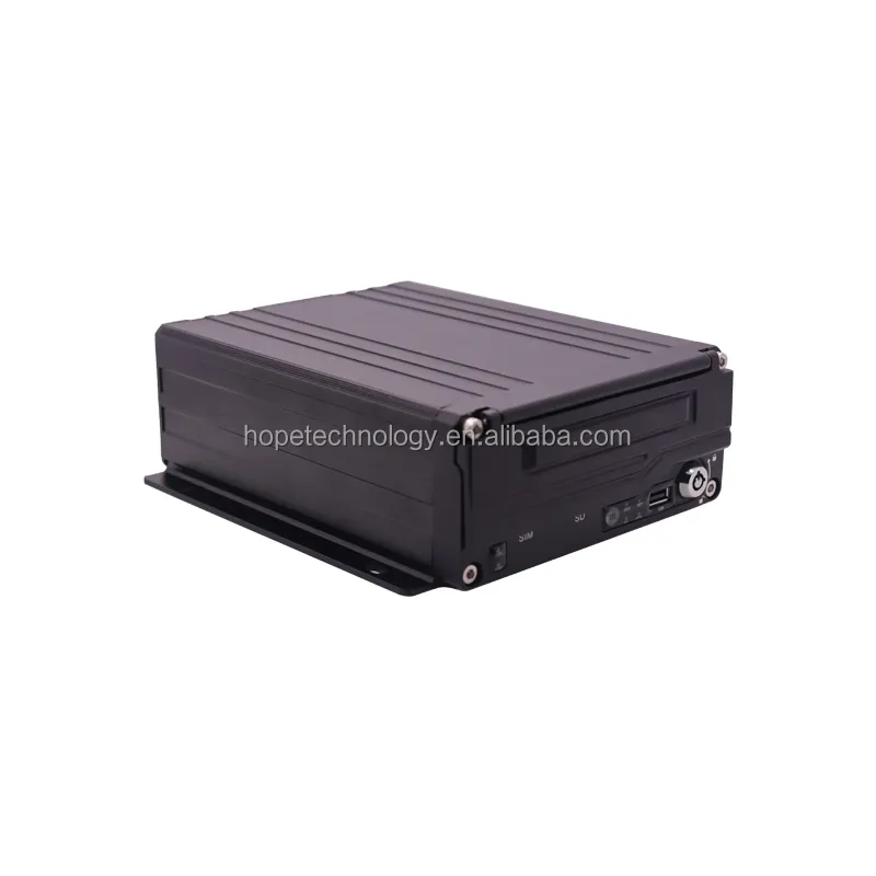 Dvr 4 Kanaals Gps 4G Mdvr Harde Schijf 2Tb 1080P Camera Voertuig Cctv Mobiele Video Recorder Cmsv6 Online Platform