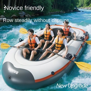 <span class=keywords><strong>Kayak</strong></span> gonflable double pour 4 personnes Yak Outdoors Family, PVC épaissi résistant à l'usure, 2,1-3m, capacité de charge 100-500kg, pour la pêche et les excursions. - Product Image 5