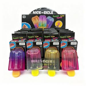 Jouet sensoriel anti-stress en TPR souple, à remontée lente, moulable, en forme de sucette glacée estivale, mignon, avec boîte, pour enfants et filles, expédié depuis l'entrepôt américain - Product Image 1
