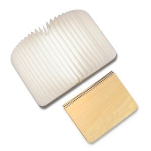 Novedad Mini portátil inteligente Usb recargable <span class=keywords><strong>Lumio</strong></span> plegable Led Clip de madera plegable papel estado de ánimo acordeón luz de noche lámpara de libro - Product Image 1