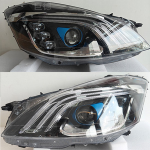 Conjunto de Faros Delanteros para Mercedes-Benz Clase S W221, Luces LED de Circulación Diurna, Señales de Giro Secuenciales, Actualización Retrofit 2006-2012 - Product Image 3
