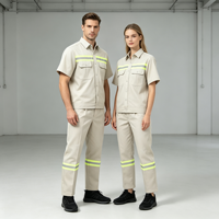 OEM Coton Respirant Uniforme Travail Sécurité Extérieur Bandes Réfléchissantes Construction Usine Logo Personnalisé