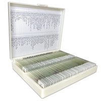 Forest 100 Items Various Prepared Slides Plant Animal Human Insect Fungus Bacterial Medical Science Microscope Lab Educational