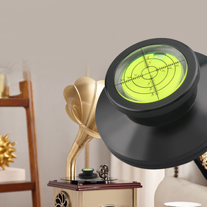 Jauge de niveau intégrée et lecteur de disque vinyle LP de mesure de vitesse avec stockage de disque de tourne-disque - Product Image 5