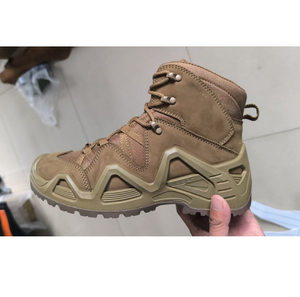 DFLW01 High Quality OD Green Sage Dark Brown Heavy Duty Ankle <b>Hiking</b> Shoes Mountaineer <b>Hiking</b> Tactical <b>Boots</b> Customized - Product Image 1