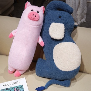 Nouveauté : Jouets en peluche polyvalents pour enfants, jouets en peluche kawaii, cochon, <span class=keywords><strong>pingouin</strong></span>, tigre, animaux en peluche, coussins en peluche - Product Image 5