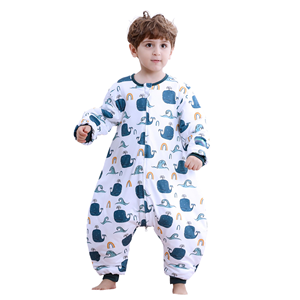 Gigoteuse d'hiver portable pour bébé avec fermeture éclair, sac de couchage épais pour tout-petit, jambes séparées - Product Image 1