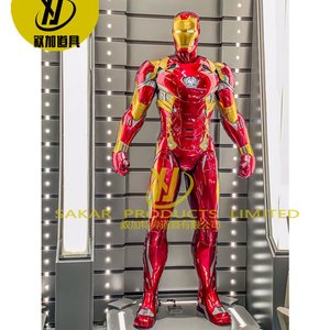 <span class=keywords><strong>Marvel</strong></span> <span class=keywords><strong>Comics</strong></span> anti-Hulk <span class=keywords><strong>Iron</strong></span> <span class=keywords><strong>Man</strong></span> blindé sculpture personnalisée maison centre commercial fenêtre marée jouer personnalisé grands ornements - Product Image 2