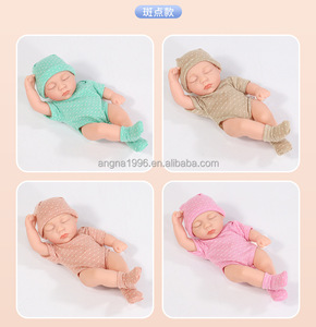 Muñeca Bebé Reborn de Vinilo Yeezwood de Alta Calidad, 19 cm, Escala 1:10, Mini Juguete Modelo Lindo y Realista, Suave, Regalo de Cumpleaños - Product Image 3
