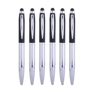 Smooth <b>Writing</b> Business Office Business Silver Mirror Chromed Soft Touch Metal Ballpoint Pen - Product Image 1