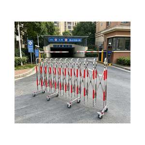 Barrera de Seguridad Móvil de Acero Inoxidable, Valla Plegable para Construcción, Barrera de Tráfico Duradera para Seguridad Vial, Equipo de Seguridad - Product Image 5