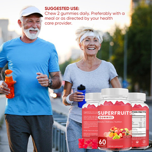 OLLI özel etiket sıcak satış karışık meyve Superfruits Gummies yetişkinler için doğal Vegan meyve Gummies - Product Image 3
