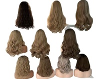 Expédition Rapide Perruque Lace Front HD Transparente en Cheveux Humains Naturels, Densité 130%, Couleur Balayage Blond avec Mèches, Prix de Gros