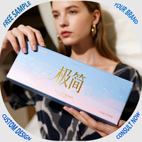 Boîte cadeau en carton rigide magnétique personnalisée avec logo de marque imprimé pour ensemble de soins des ongles cosmétiques, flacon de vernis à ongles en gel pressé
