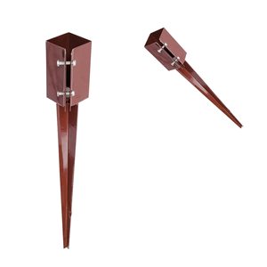Ancrages de poteau de clôture <span class=keywords><strong>d</strong></span>'angle personnalisés poteau de clôture <span class=keywords><strong>piquet</strong></span> de porte au sol 100mm X 100mm ancre 2x2 2x4 3x3 réglable - Product Image 1