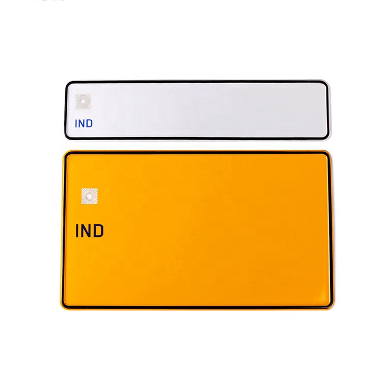 Светоотражающий алюминиевый лицензионный знак с индивидуальным дизайном и принтом логотипа