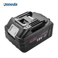 Pasokan Pabrik Baterai Lithium 18V 2.0Ah 36W untuk Bor Tanpa Kabel, Paket Baterai Alat Listrik Isi Ulang 500 Siklus, Baterai Pengganti Alat Listrik