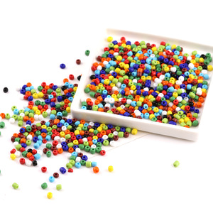 Cuentas de cerámica de 4mm, cuentas redondas de color sólido sueltas para hacer pulseras, accesorios de joyería DIY - Product Image 2