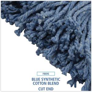 บอร์ดวอล์ค BWK2020B หมายเลข หัวม็อบสีน้ำเงิน 20 ชิ้น ผ้าฝ้าย/ใยสังเคราะห์ แบบตัดปลาย ขนาดมาตรฐาน-12/กล่อง - Product Image 5