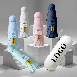 Mini parapluie pliable ultra léger de poche pour femmes, protection solaire UV portable - Product Image 1