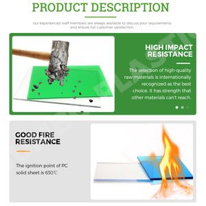 Feuilles de soleil Pc Feuille solide en plastique Feuilles intégrées Traitement de la <span class=keywords><strong>plaque</strong></span> <span class=keywords><strong>Polycarbonate</strong></span>-Endurance-Board - Product Image 3