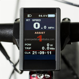 Display LCD TFT a colori Greenpedel 24V 36V 48V 72V per e-bike con schermo grande - Product Image 4