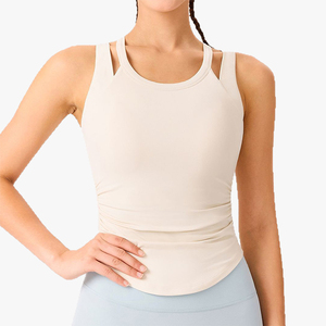 New Style Two-Piece One-Piece Yoga Sports <b>Bra</b> Women Push-Up Underarm Fat Shaping <b>Vest</b> Shockproof Running Fitness <b>Bra</b> - Product Image 5